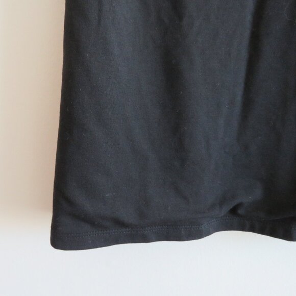 ARITZIA WILFRED Roos Bodycon Mini Dress in Black Stretch Minimalist - Size M NWT - Picture 7 of 13